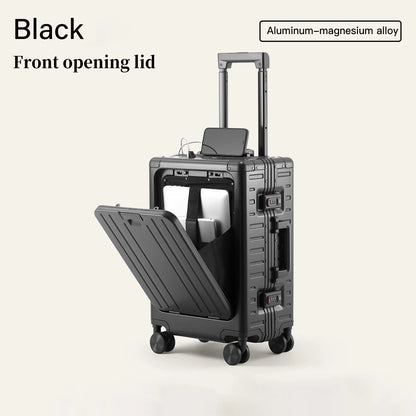 Bagage à Main Premium avec Ouverture Frontale, Assise Renforcée & Serrure TSA