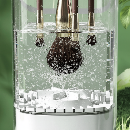 Détail nettoyage en action