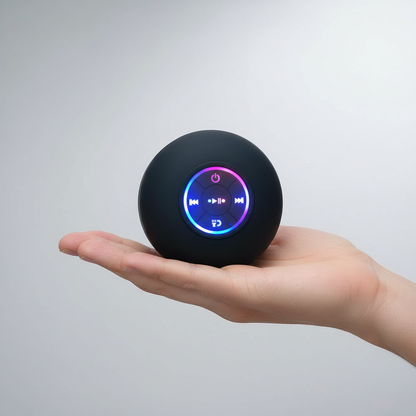 Enceinte tenue dans la main