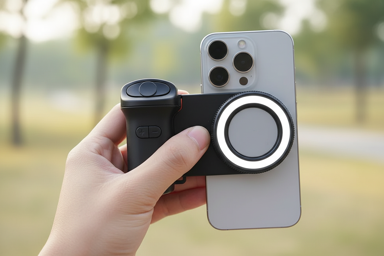 Gros plan sur le déclencheur et LED