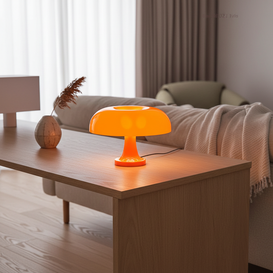 Lampe dans intérieur scandinave