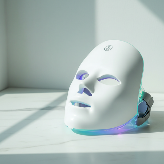 Masque LED sur marbre