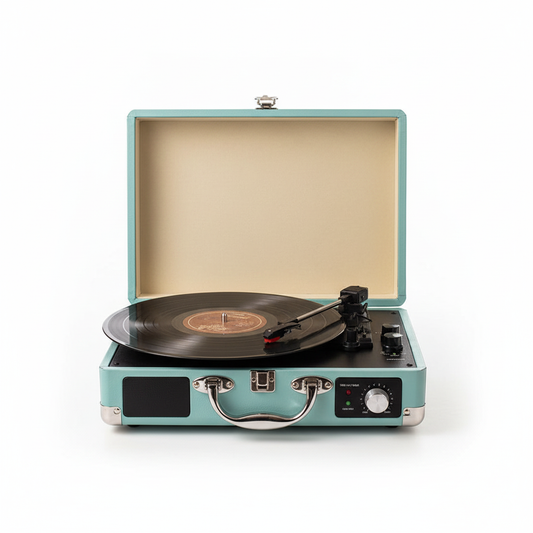 Platine Vinyle Rétro Bluetooth - Photo Produit