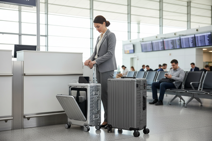 Valise aluminium - Ouverture frontale